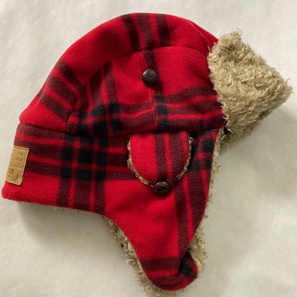 GAPKids Plaid Trapper Hat